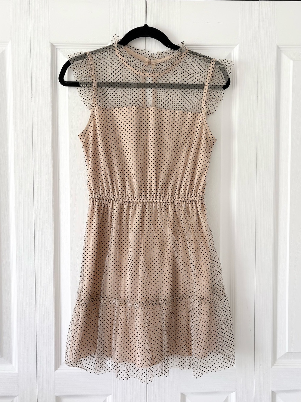 Crystal Doll Polka Dot Mini Dress